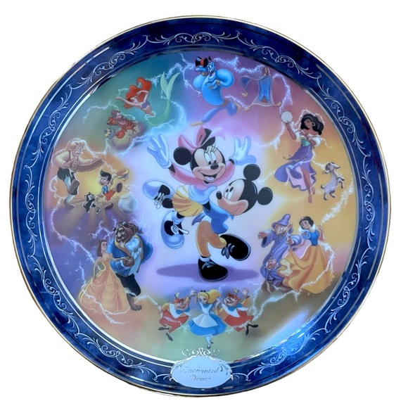 Bradford Exchange Magical Disney Moments Enchanted Dance Collector's Plate #179C - Picture 2 of 9